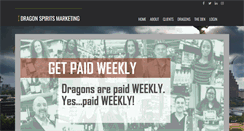 Desktop Screenshot of dragonspiritsmarketing.com